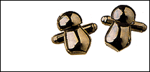 Silver cufflinks